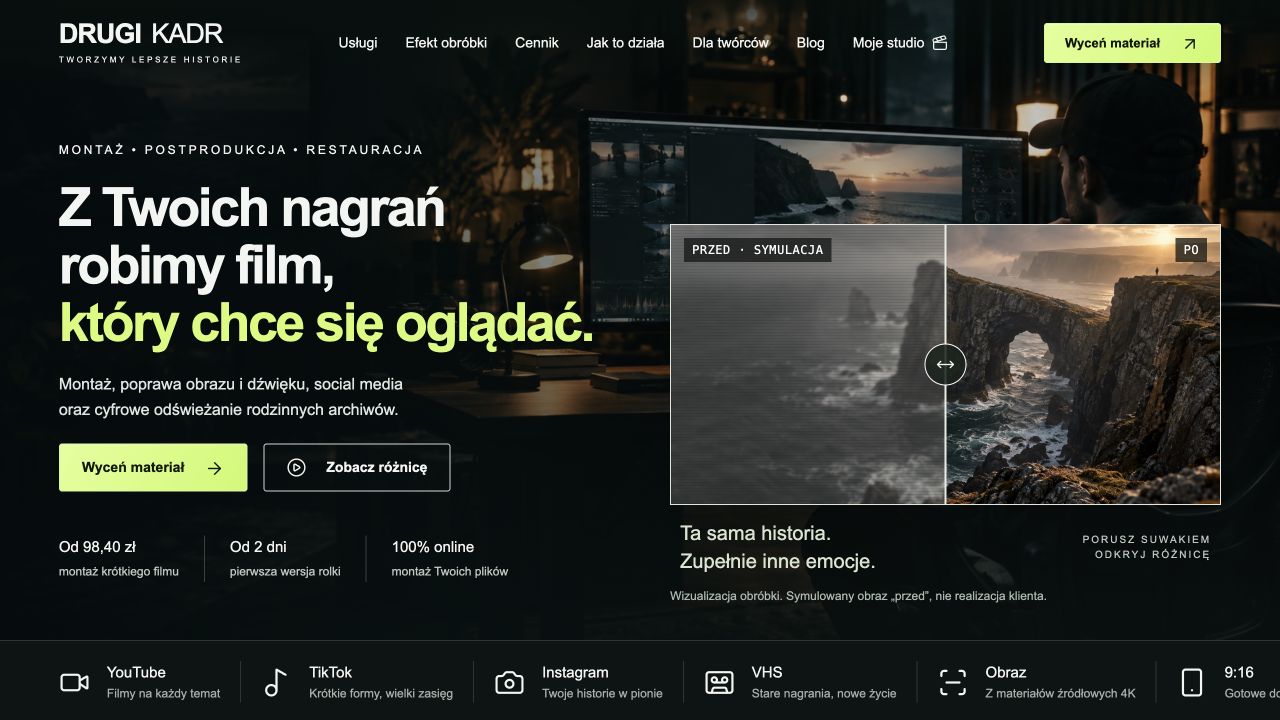Drugi Kadr — online video services platform
