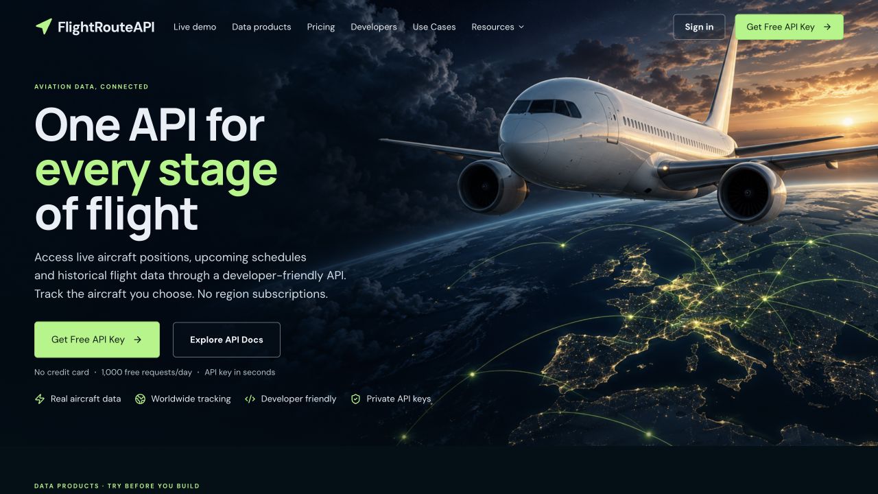 FlightRouteAPI — dane lotnicze dla aplikacji